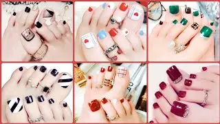 New Latex & Stylish Feet Toes Nail Art Designs Ideas 2022
