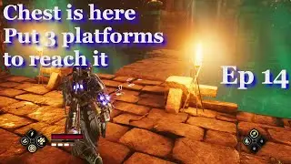 Evil West - Lets Play Episode 14 - Evil - Pharmakon puzzle - Chest is on left temple - Where Oil is