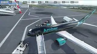 MSFS  Greece Tour  LGKR-LGTS  Real  / ATC VATSIM // AMBER Virtual Airlines // www.Amber.sk
