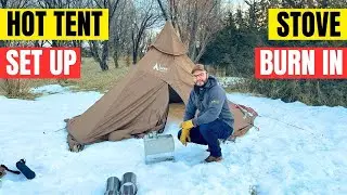 The Ultimate Winter Camping Upgrade: Luxe Megahorn Hot Tent Setup