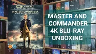 MASTER AND COMMANDER 4K ULTRA HD BLU-RAY UNBOXING + MENU 