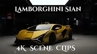 Lamborghini Si&aacute;n Scene Pack 🔥⚡ | 4K Cinematic Car Clips for Video Editing 🎬