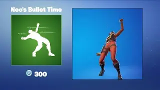 Neo's Bullet Time | Fortnite Emote
