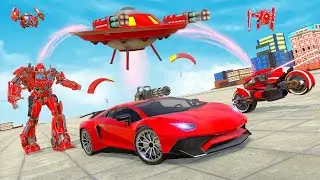 Space Robot Car Transform Game || Best 3D Unity Space Robot Game
