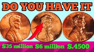Монеты США в один цент 1983, 1989 и 1998 годов &mdash; полная история, характеристики и коллекционная ц...