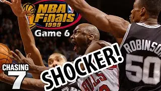 1999 NBA Finals. Game 6 SHOCKER! Bulls vs. Spurs. Jordan, Bulls look to win their 7th Ring!