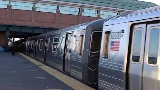 MTA NYC Subway R68A N train departing Coney Island-Stillwell Avenue (12/28/20) [4K 24FPS]