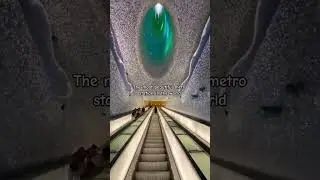 THE MOST BEAUTIFUL METRO STATION IN THE WORLD &bull; #toledo #naples #viral #shorts