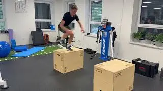 Plyo - Single Leg 2 Box Jumps