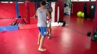 mma pro fighter elia madau @ stabile fight team