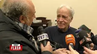 L'ATTORE ENRICO MONTESANO A BENEVENTO FESTEGGIA I SUOI 80 ANNI AL TEATRO COMUNALE.