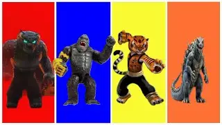 Tai Lung 🆚 King Kong 🆚 Tiger 🆚 Godzilla     