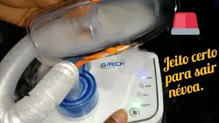 Como fazer o nebulizador G Tech sair fumaça