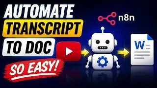automate transcript to text doc simple n8n workflow