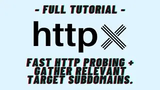 httpx tutorial - fast http probing for #pentest and #bugbounty