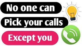 Lock your incoming calls || Incoming call locker