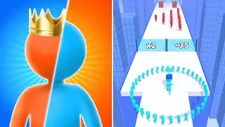 Circle Run Vs Giant Rush⚡️😍🔥💫Max Levels Walkthrough Android IOS Max Update Gameplay TR11