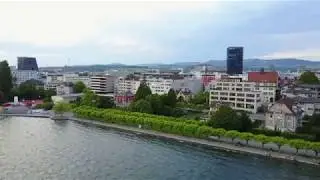 Zug (Switzerland) at the lake of Zug