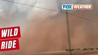 Storm Chaser's Wild Drive Through Texas Takes In Windshield-Shattering Hail, Walls Of Dust