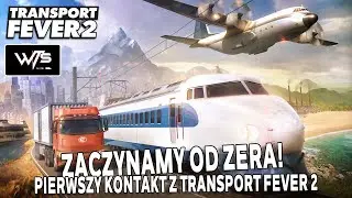 #1 Transport Fever 2 | Zaczynamy od ZERA! 🎮🚆 Pierwszy kontakt z Transport Fever 2