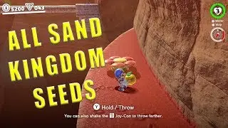Sand Kingdom Acorn seeds - 3 Super Mario Odyssey seed Power Moons in 1