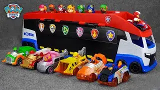 Paw Patrol toys unboxing ASMR| Paw Patrol True Metal Neon Rescue Vehicles Toy| Big Transport Vehicle