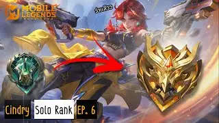 MLBB : สอบถามแอดมินทั้ง 7 คนแล้ว…ซินดี้ตกแรงค์ตำนานแน่นอน !! | Cindry SoloRank EP.6 