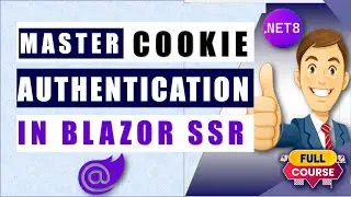 Пользовательская аутентификация с помощью cookie-файлов в .NET 8 Blazor Interactive Server 🍪🔒 | П...