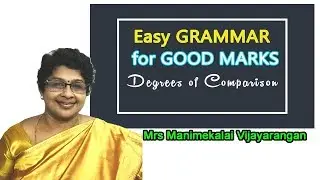 Easy Grammar for Good Marks || Degrees of Comparison