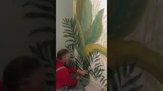 Finishing off fern stencils