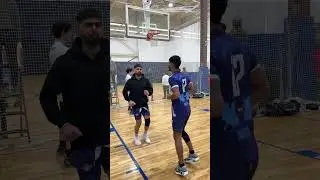 Warmup 🏐                       #panjab__warriors #volleyball #toronto #montreal #tournament ment