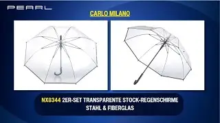 Transparente Regenschirme - trocken durch den Regen mit Stil! | PEARL