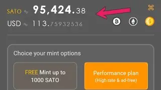 Garapan coin gratis !!! SATO CASH sudah ada nilainya dalam Btc, Eth, dan Usdt (Dollar)  111