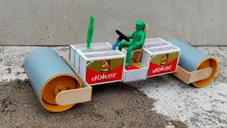  Mini Road Roller Toy | Satisfying Construction Toy Video 🛣️