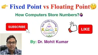 Fixed Point vs Floating Point🤔How Computers Store Numbers?🤷🏻‍♀️