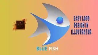 How To Draw Fish logo Design In Adobe Illustrator | Easy Techniques