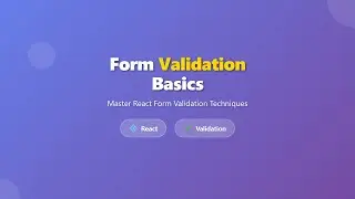 React Form Validation: The Beginner's Guide