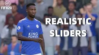 FIFA 20 REALISTIC SLIDERS GAMEPLAY!