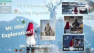 Undawn: Mt. Ollie: All 3 Advanced Missions: Gathering Experts 3/3!! Time Stamped!