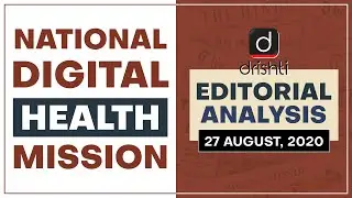 National Digital Health Mission l Analysis - August 27 2020