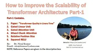 Deep-Learning: How to improve the Scalability of The Transformer Architecture Part-1