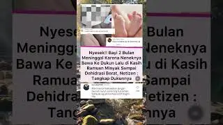 Niat Berobat ke Dukun, Bayi Malah Dehidrasi Hebat!#shorts