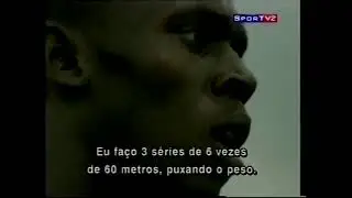 Usain Bolt 2007 training (pre-2008 season) (Sled runs 6x3x60m)