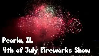 Red White & Boom 2017 4th of July Fireworks Show in Peoria, IL