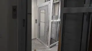 Liftglass cabin and glass Swing Doors inspection after work completed #homeelevator #elevator#lift