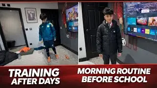 👉 &ldquo;First Day Back Training After Weeks 😳⚽ | Morning Routine Before School ⚽