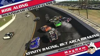 XFINITY Racing But ARCA Braking, iRacing NASCAR, Rockingham, Ride Along