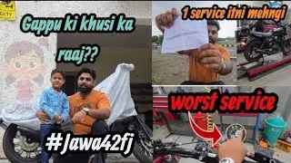 Jawa 42 fj first service &ndash; Must Watch Before Service! #disappointed  #jawa42fj 