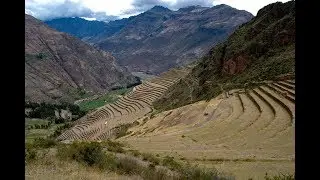 Ancient Inca Fortress Of Pisaq And Massive Moray Amphitheater In Peru