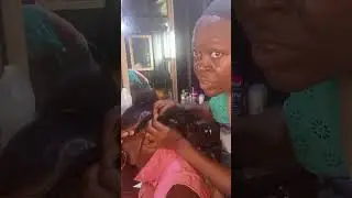 Cornrow all back with extension 